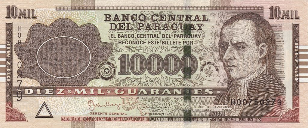 10,000 Guaraníes